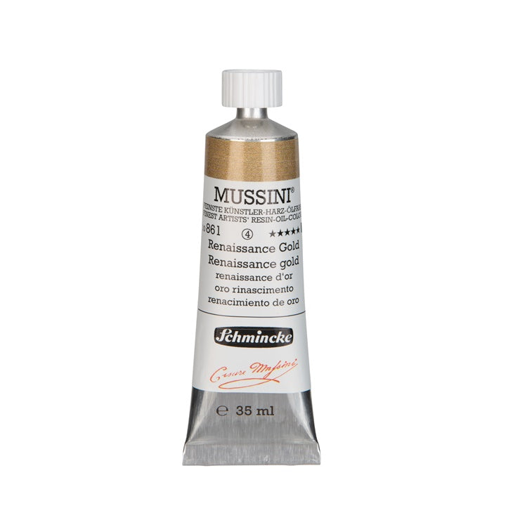 Oljne barve Schmincke MUSSINI 35 ml – 861 renesans zlata