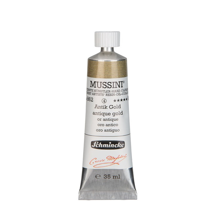Oljne barve Schmincke MUSSINI 35 ml – 862 antično zlata