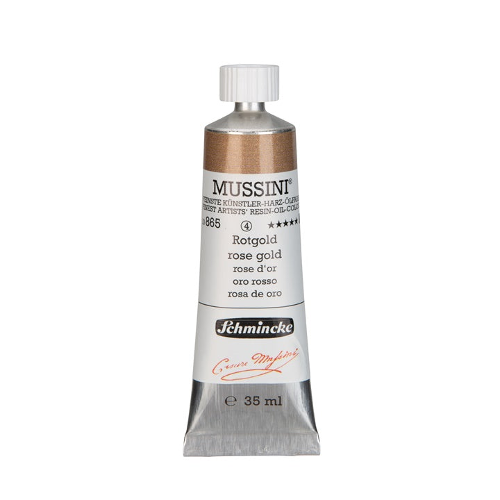 Oljne barve Schmincke MUSSINI 35 ml – 865 roza-zlata
