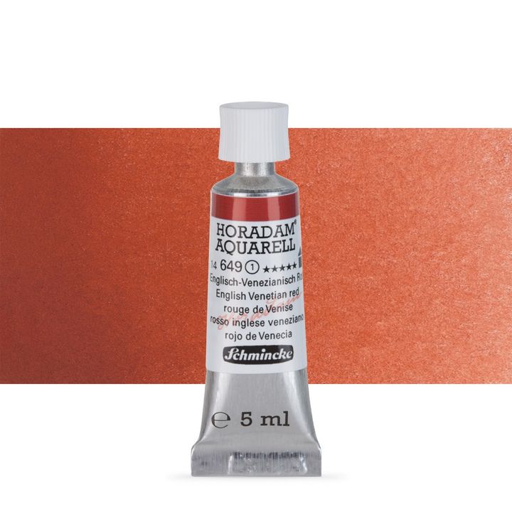 Schmincke Horadam akvarelne boje u tubi 5 ml – 649 engleska venecijanska crvena