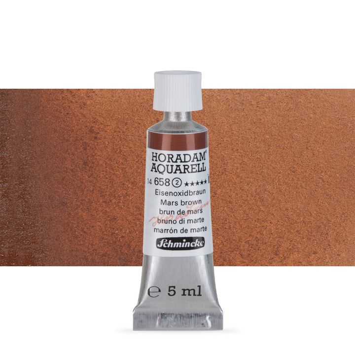 Schmincke Horadam akvarelne boje u tubi 5 ml – 658 mars smeđa