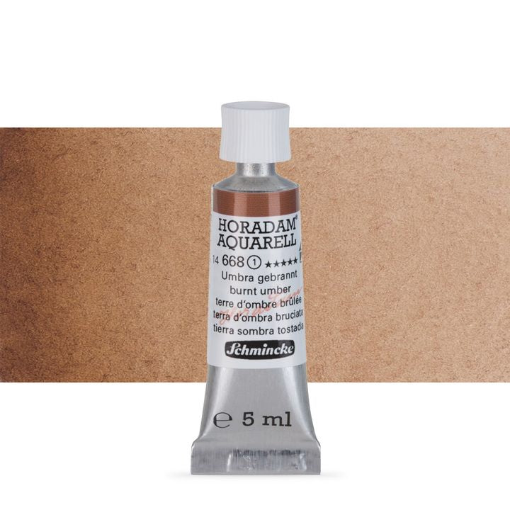Schmincke Horadam akvarelne boje u tubi 5 ml – 668 pečena umbra