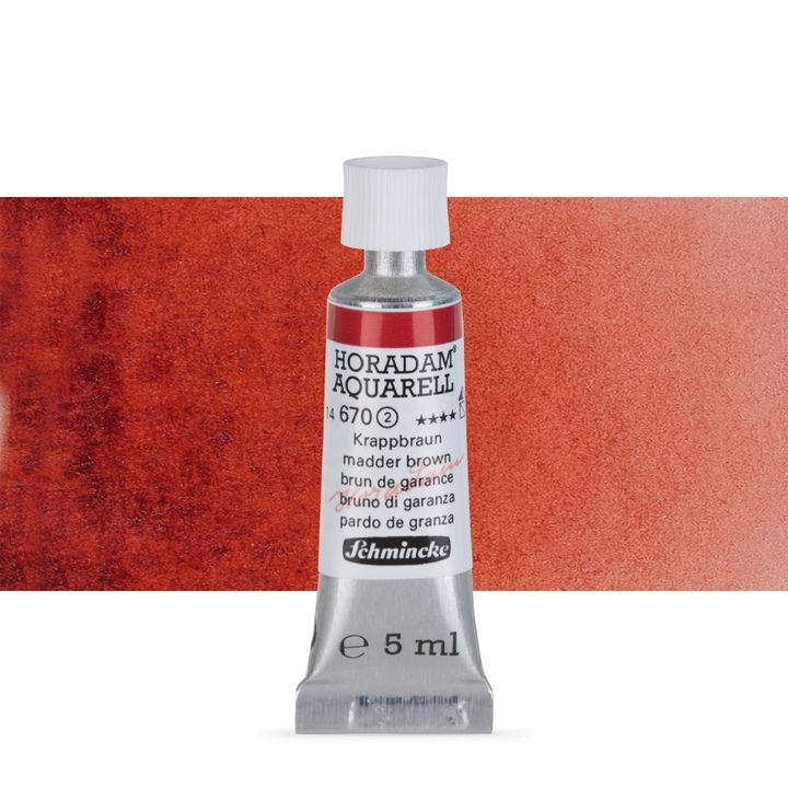 Schmincke Horadam akvarelne boje u tubi 5 ml – 670 mader smeđa
