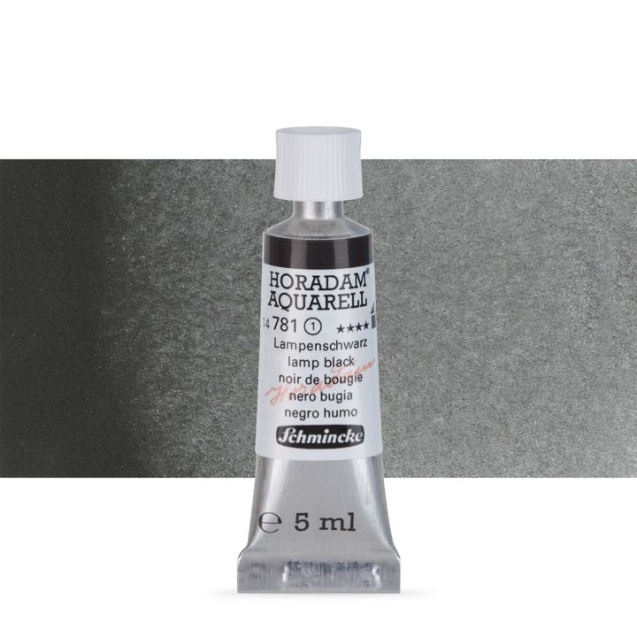Schmincke Horadam akvarelne boje u tubi 5 ml – 781 lamp black