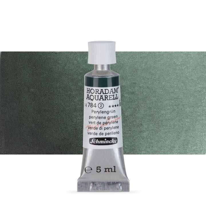 Schmincke Horadam akvarelne boje u tubi 5 ml – 784 perilen zelena