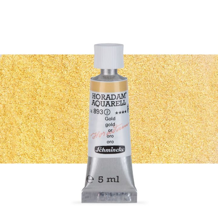 Schmincke Horadam akvarelne boje u tubi 5 ml – 893 zlatna