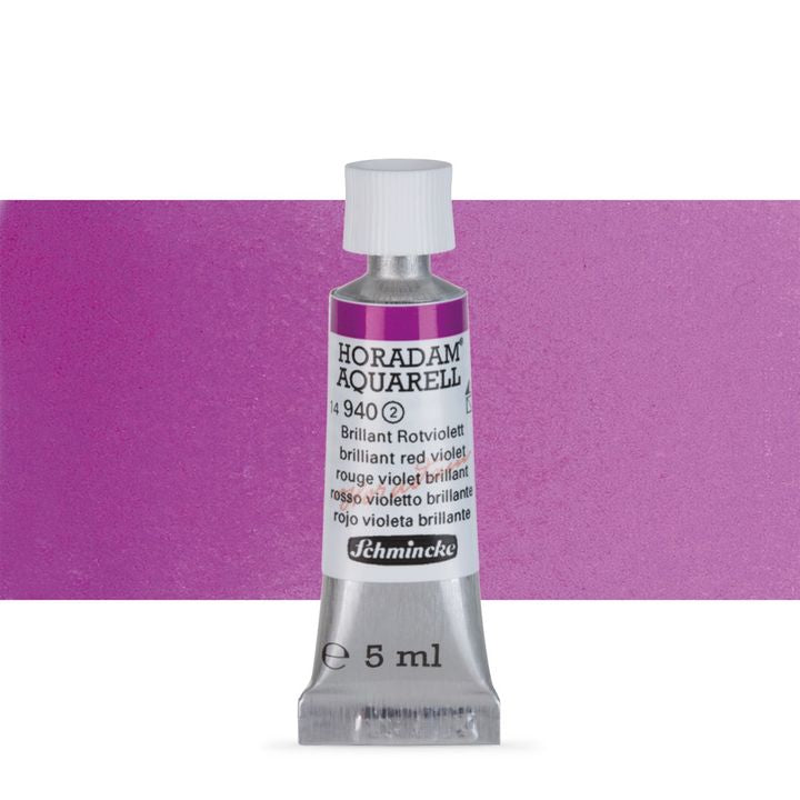 Schmincke Horadam akvarelne boje u tubi 5 ml – 940 briljantno ljubičasto-crvena