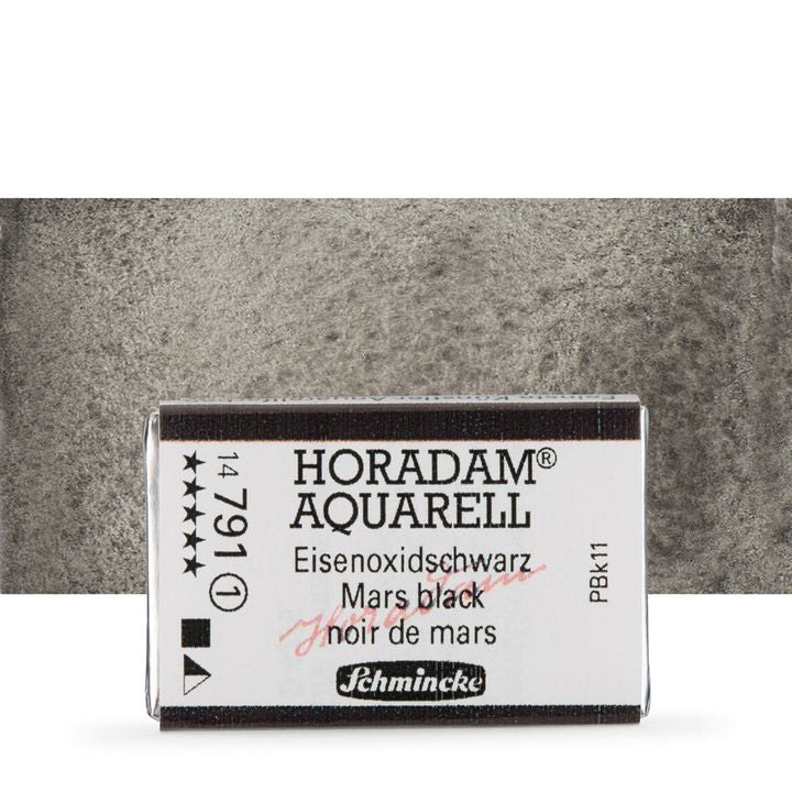 Schmincke Horadam akvarelne boje u cijeloj posudici – 791 Mars black