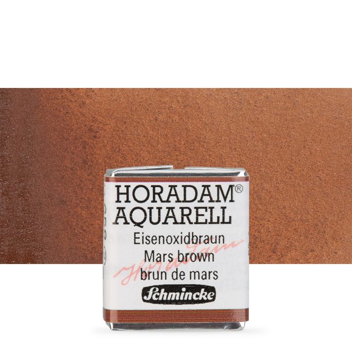 Akvarel boje Schmincke Horadam pola posudice – 658 Mars Brown