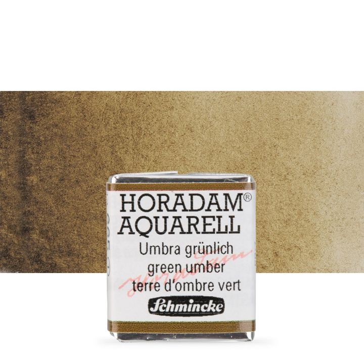 Akvarel boje Schmincke Horadam pola posudice – 665 Green Umber