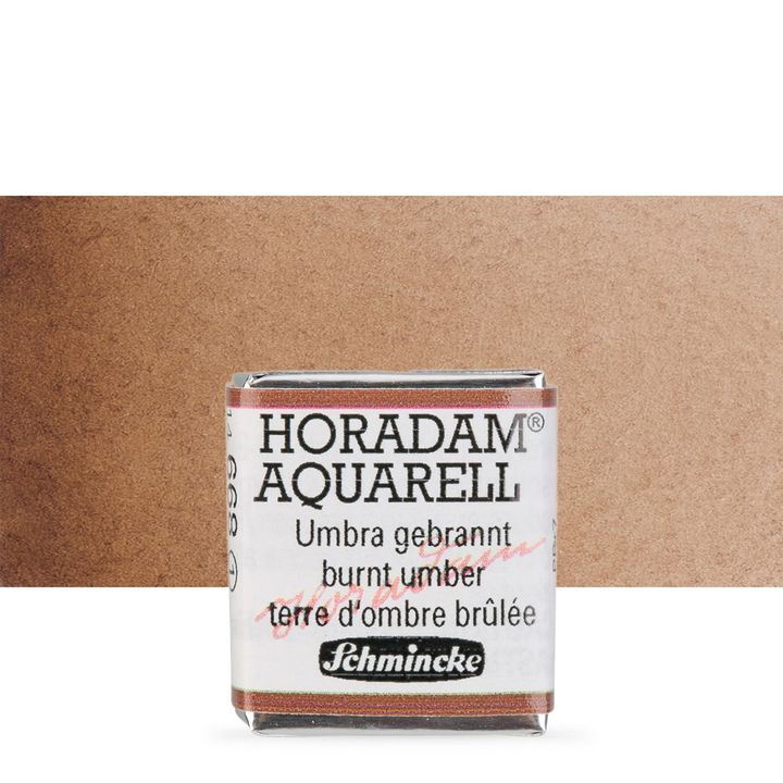 Akvarel boje Schmincke Horadam pola posudice – 668 Burnt Umber