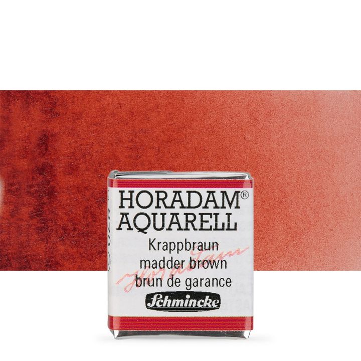 Akvarel boje Schmincke Horadam pola posudice – 670 Madder Brown