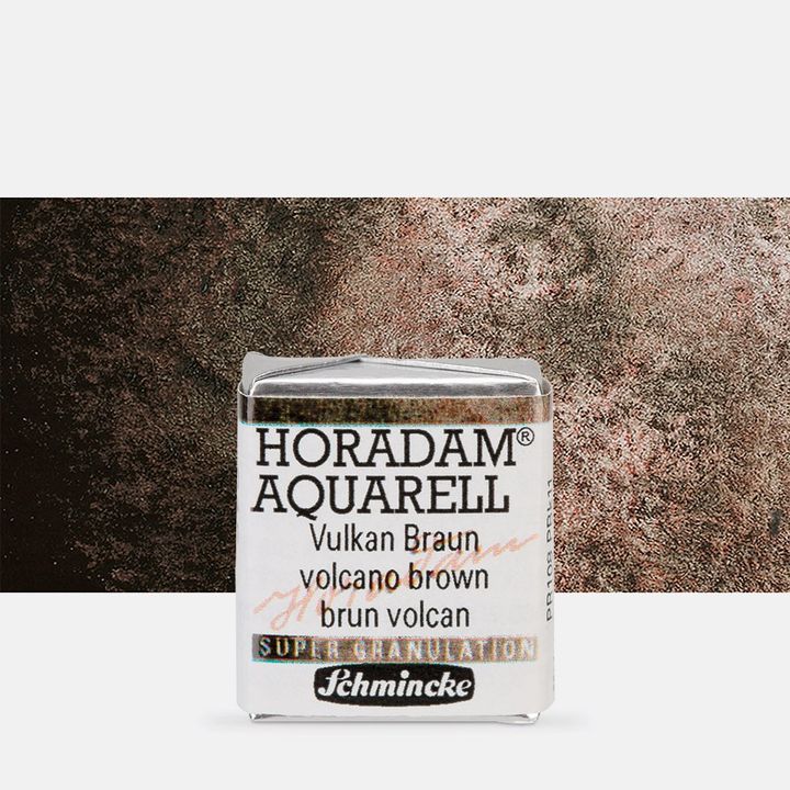 Akvarel boje Schmincke Horadam pola posudice – 915 Volcano Brown
