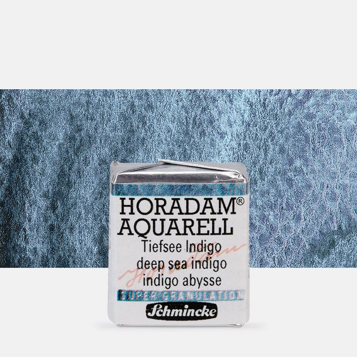 Akvarel boje Schmincke Horadam pola posudice – 952 Deep Sea Indigo