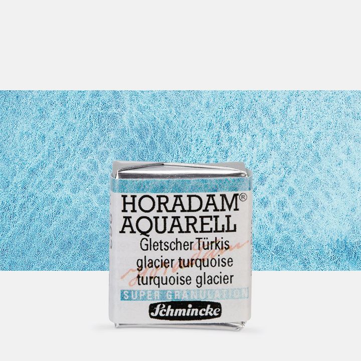 Akvarel boje Schmincke Horadam pola posudice – 962 Glacier Turquoise