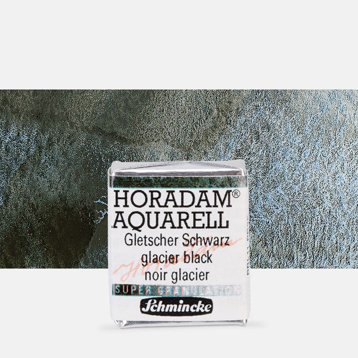 Akvarel boje Schmincke Horadam pola posudice – 965 Glacier Black