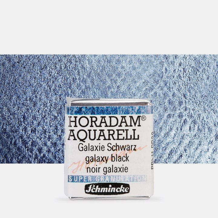 Akvarel boje Schmincke Horadam pola posudice – 975 Galaxy Black
