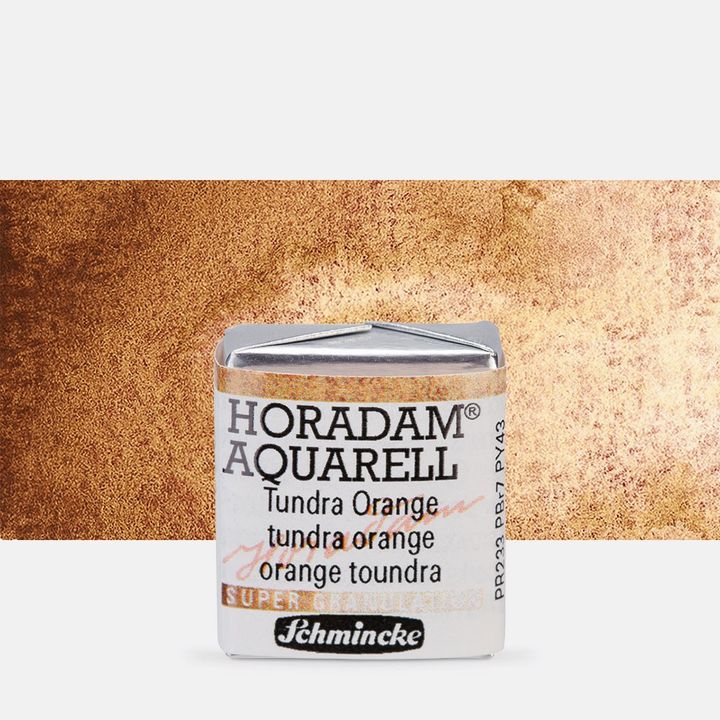 Akvarel boje Schmincke Horadam pola posudice – 981 Tundra Orange