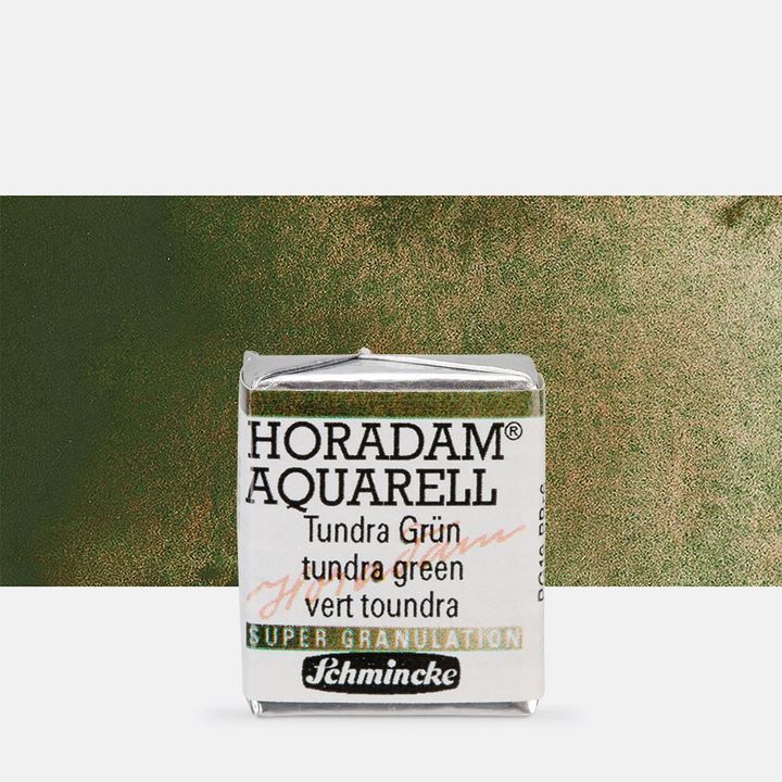 Akvarel boje Schmincke Horadam pola posudice – 985 Tundra Green