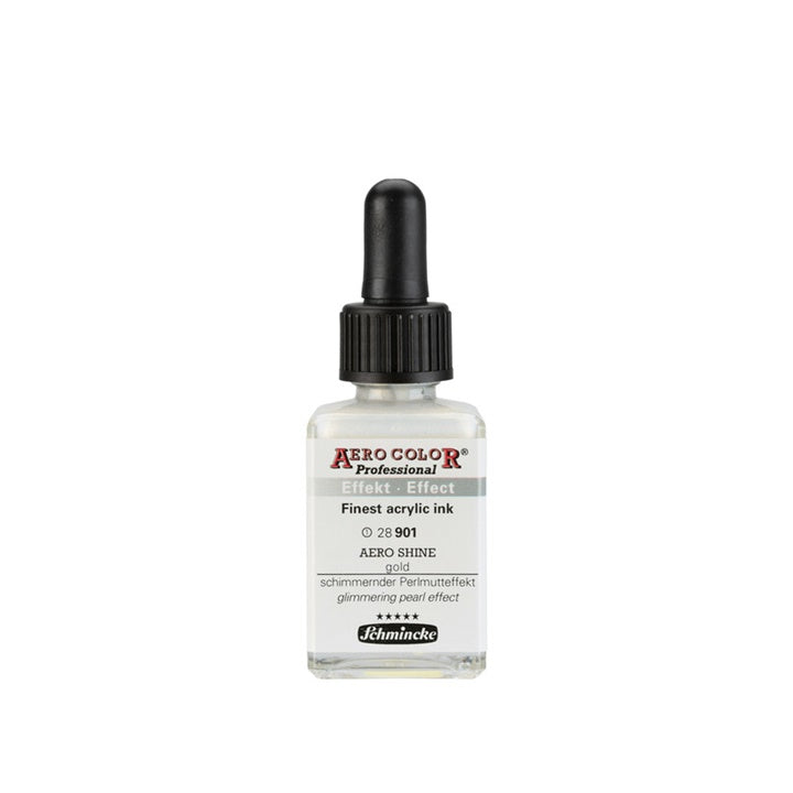 Akrilna tinta Schmincke AERO COLOR Professional Effect 28 ml – 901 AERO SHINE zlatna