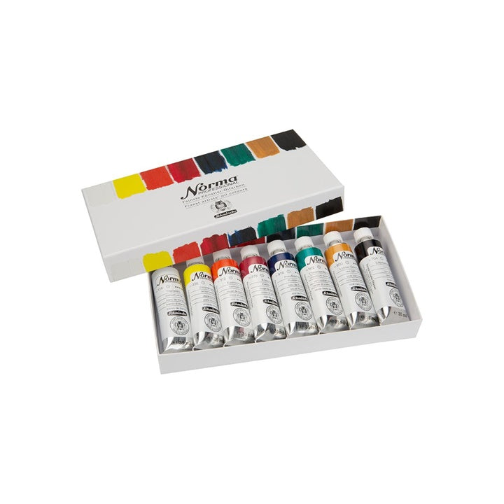 Set profesionalnih uljanih boja u tubama Schmincke Norma Professional 8 x 35 ml
