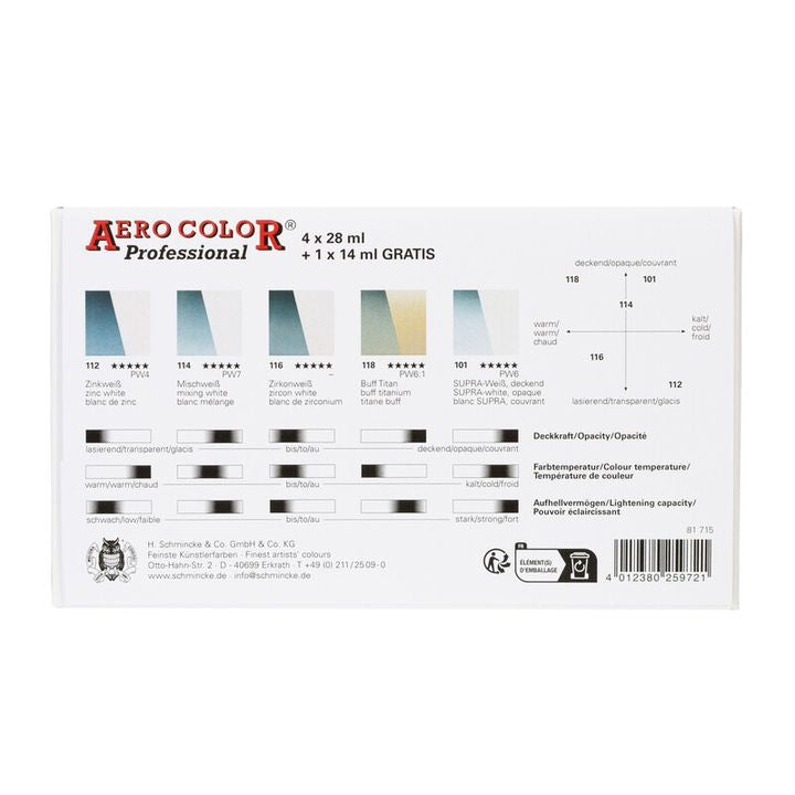 Schmincke Aero Color White Set