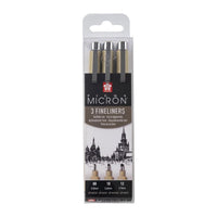 Set tehničkih olovaka SAKURA PIGMA MICRON set BROAD 3 kom