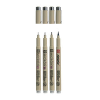 Set tehničkih olovaka Sakura Pigma Micron 3 fineliners a brush pen