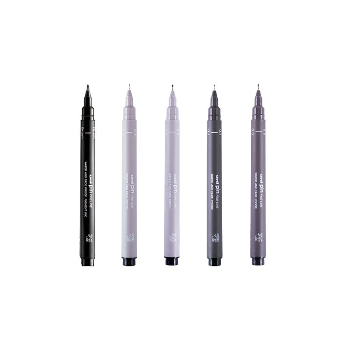Set UNI PIN markera fineliner Elegant Tones 5 kom