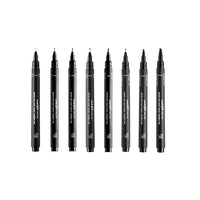 Set UNI PIN fineliner markera za kaligrafiju 8 kom