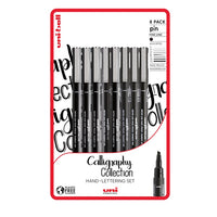 Set UNI PIN fineliner markera za kaligrafiju 8 kom
