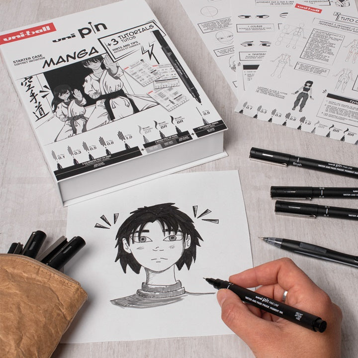 UNI PIN Manga Starter Case Poklon set