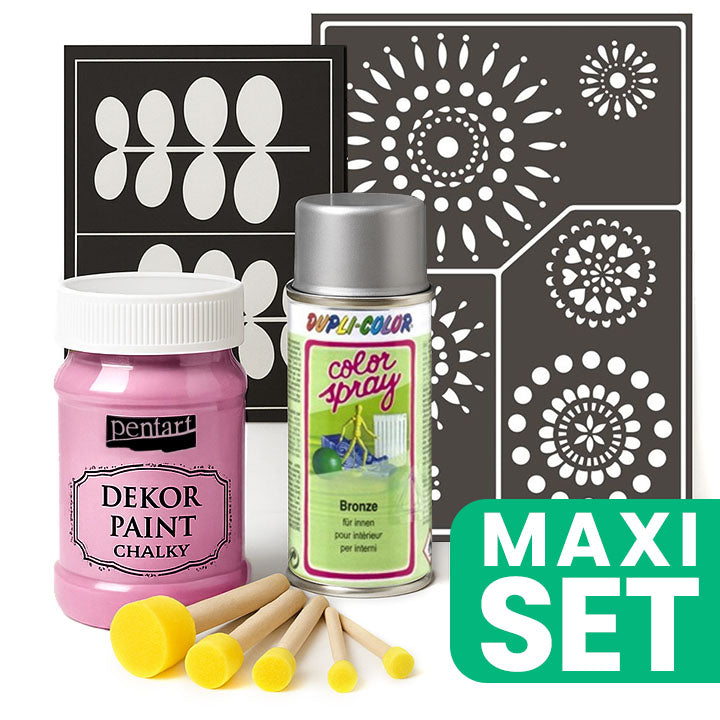 Set za obnovu namještaja sa srebrnom bojom u spreju - Baby Pink