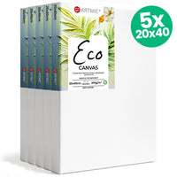 Set od 5 EKO platna za slikanje 20x40 cm