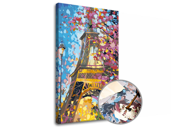Slikanje po brojevima PREMIUM GOLD | Eiffel Tower