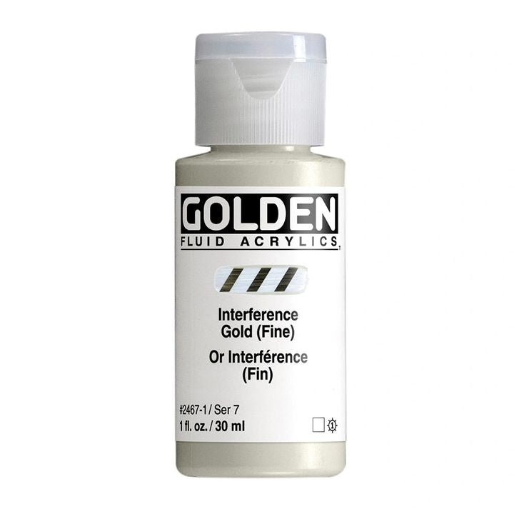 Akrilna boja GOLDEN Fluid Interference 30 ml | razne boje — slika 3