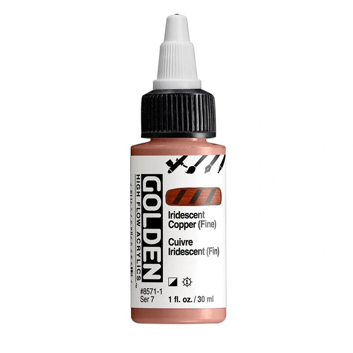 Akrilna boja GOLDEN High Flow Iridescent 30 ml | razne nijanse — slika 5