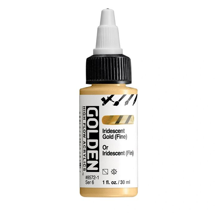 Akrilna boja GOLDEN High Flow Iridescent 30 ml | razne nijanse — slika 6