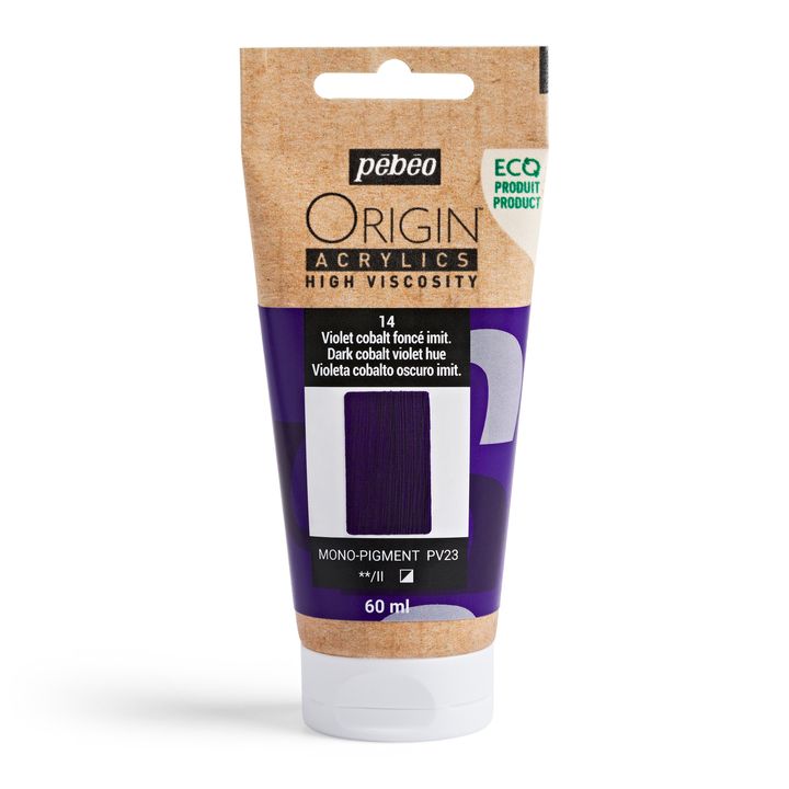 Akrilna boja Pebeo ORIGIN 60 ml | razne nijanse - tamna kobalt ljubičasta nijansa