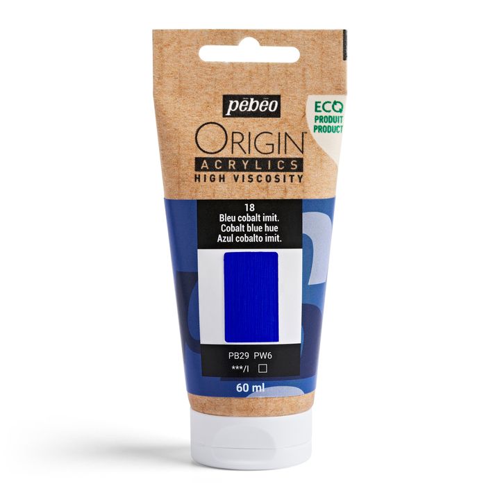 Akrilna boja Pebeo ORIGIN 60 ml | razne nijanse - kobalt plava nijansa