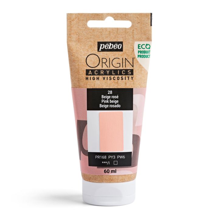 Akrilna boja Pebeo ORIGIN 60 ml | razne nijanse - ružičasta bež