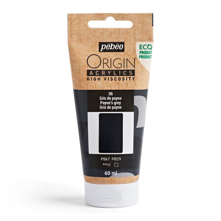 Akrilna boja Pebeo ORIGIN 60 ml | razne nijanse - payne siva