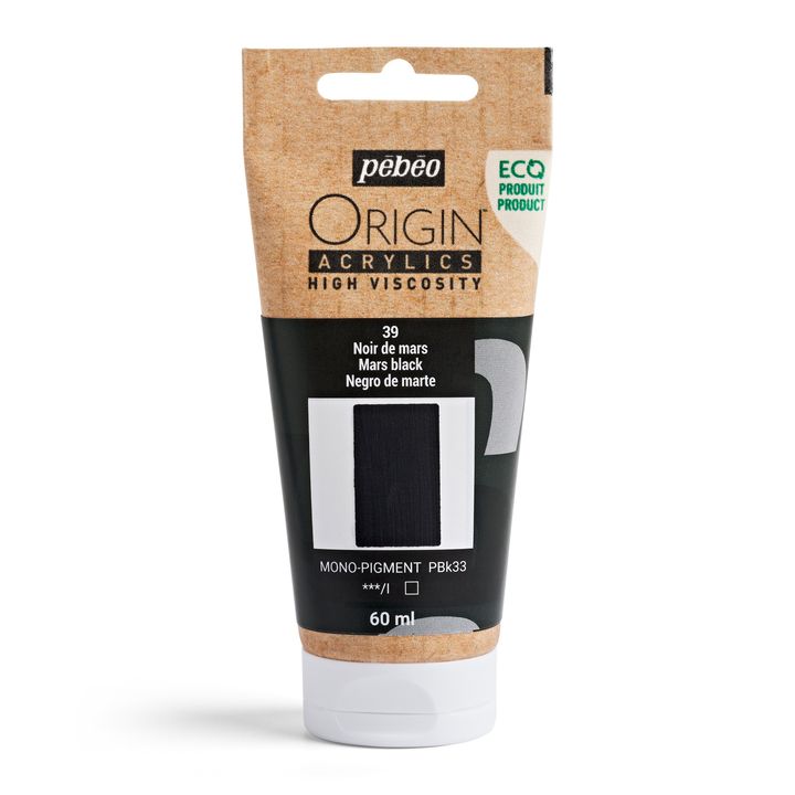Akrilna boja Pebeo ORIGIN 60 ml | razne nijanse - mars crna