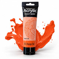 Akrilna boja Phoenix Heavy Body 100 ml | različite boje – narančasta / 313