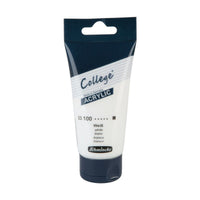 Akrilna boja Schmincke College Acrylic 75 ml – 100 Bijela