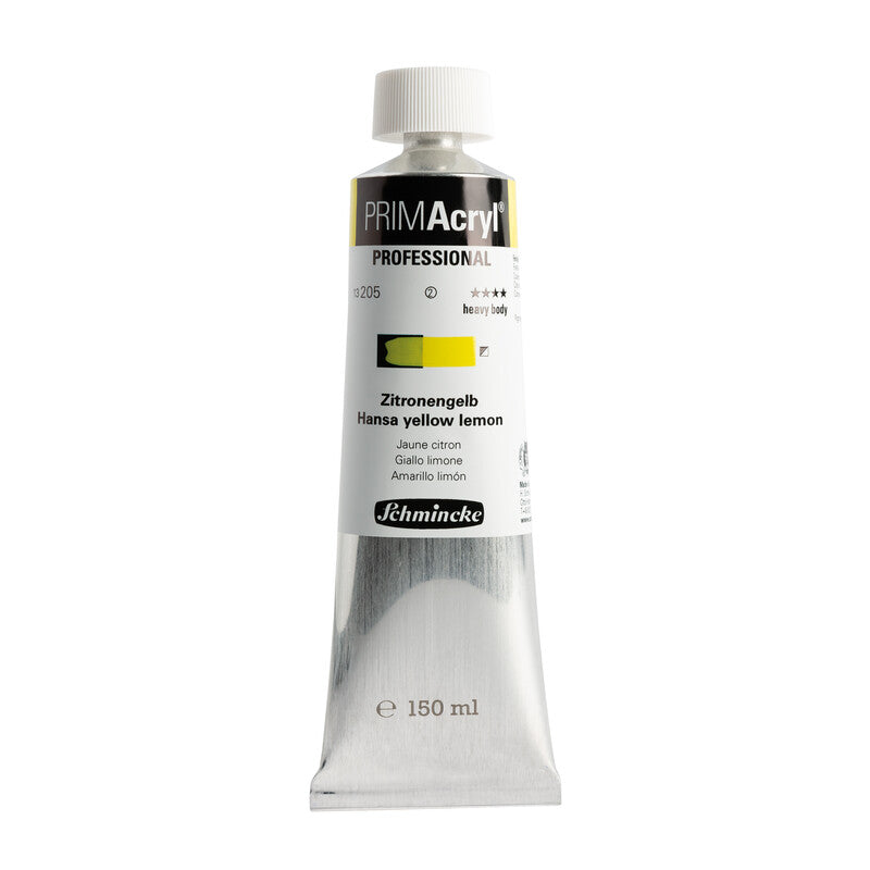 Akrilna boja Schmincke PRIMAcryl Professional 150 ml – 205 Hansa limun žuta