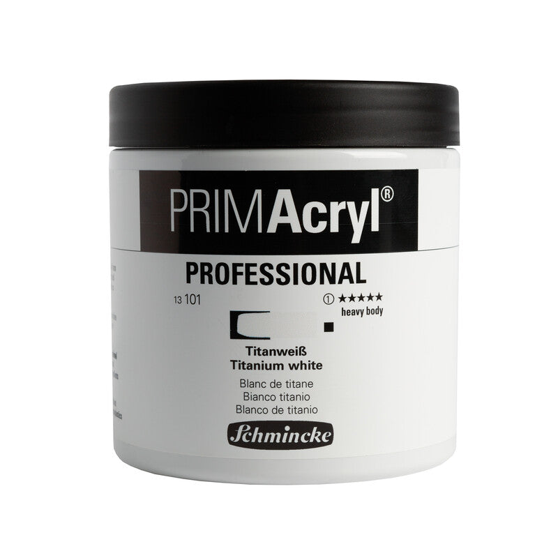 Akrilna boja Schmincke PRIMAcryl Professional 474 ml – Titanium white