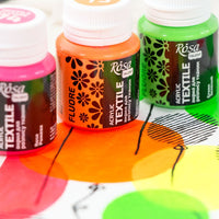 Akrilna boja za tekstil ROSA TALENT fluorescentna 20 ml | razne nijanse — slika 2