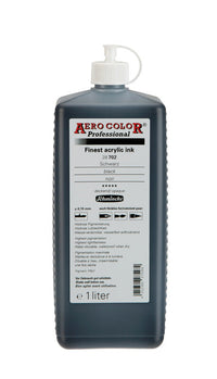 Akrilna tinta Schmincke AERO COLOR Professional 1 l – 702 Crna