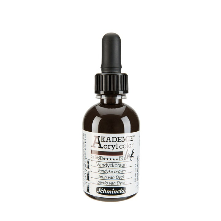 Akrilna tinta Schmincke AKADEMIE 50 ml  | različite boje - Vandyke smeđa